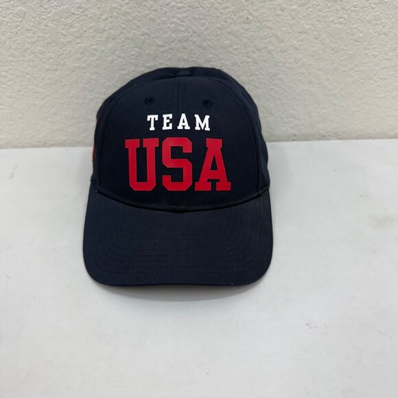Polo Ralph Lauren Team USA 2020 Olympic Team Blue Strapback Ball Cap Hat Onesize